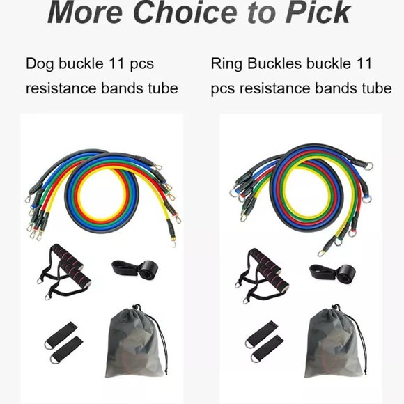 Exercise Bands - Home Gym - Strength Training Resistance Bands - 11 Piece Set - Picture 6 of 16